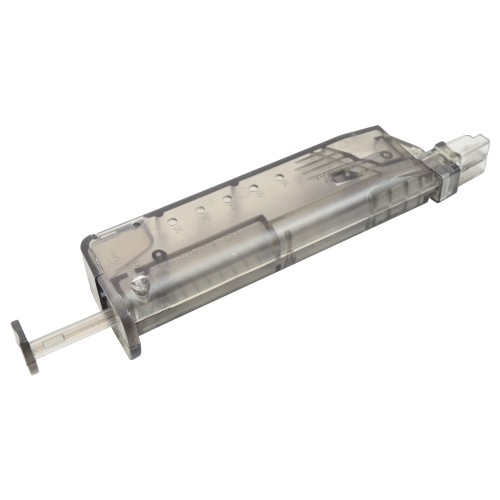 Big Dragon 100 BB's Speed Loader (Clear), Keep your airsoft gameplay smooth and uninterrupted with the Big Dragon BB Loader