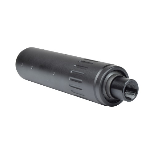 Big Dragon SCAR-L Silencer (w/Flash Hider) (150x35mm), Engineered for both functionality and versatility, this aluminum silencer with an integrated flash hider is an ideal solution for shooters seeking sound suppression without compromising performance