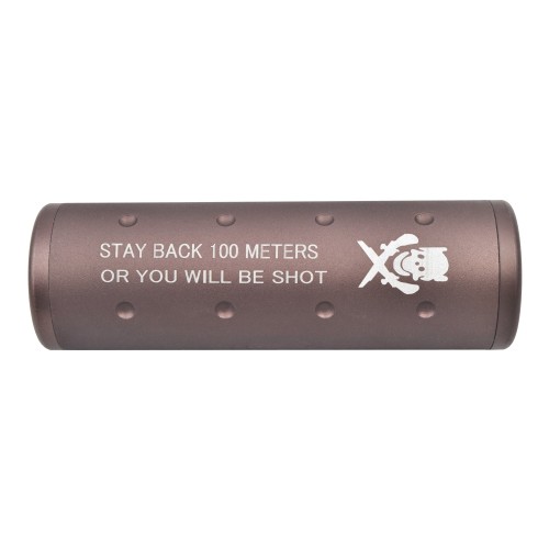 Big Dragon Silencer (Tan) (100x32mm), Give your airsoft rifle a tactical edge with the BIG DRAGON BD-0464 Stubby Silencer in sleek Tan
