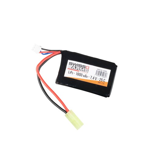 Swiss Arms 7.4v 1600mAh 25c Lipo (PEQ)