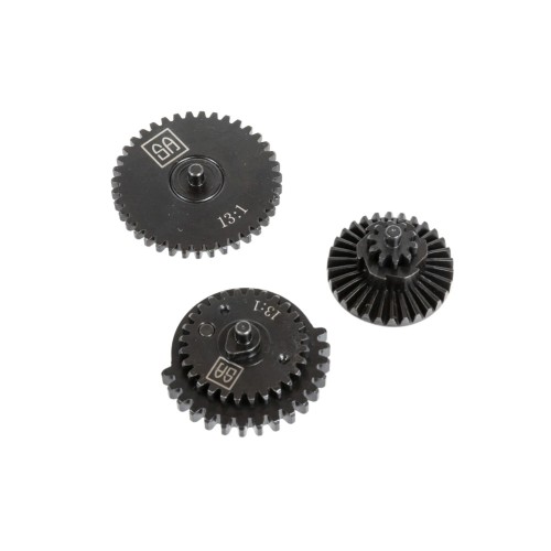 CNC V2/V3 Specna Arms 13:1 steel gear set, The Specna Arms CNC V2/V3 13:1 Steel Gear Set is a high-speed upgrade built for airsoft players aiming to boost cycling efficiency and responsiveness