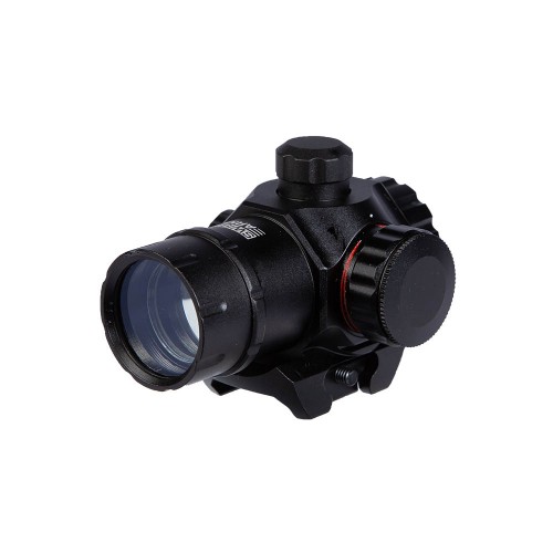 Swiss Arms Compact Red/Green Dot, Step into every scenario with confidence using the Swiss Arms Dot Compact Scope - a lightweight, battle-ready optic designed for rapid target acquistion and reliable accuracy