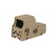 Theta Optics TO551 (EOTech) (Tan), Enhance your airsoft setup with the Theta Optics TO551 Red Dot Sight, a versatile and reliable optic designed to fit virtually any 20mm RIS, RAS, or Picatinny rail