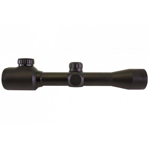 4x32 Illuminated Riflescope, Built for players who demand accuracy under pressure, the 4x32 RGB-Illuminated Riflescope delivers sharp performance in a compact frame