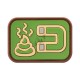 Sh!t Magnet Patch (Green), Morale Patches are velcro patches designed to offer a bit of flair and humour, ideal for mounting on bags, tactical vests, or pretty much anywhere there's a spare section of velcro