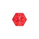 Paramedic Hexagon Patch (Red), Morale Patches are velcro patches designed to offer a bit of flair and humour, ideal for mounting on bags, tactical vests, or pretty much anywhere there's a spare section of velcro