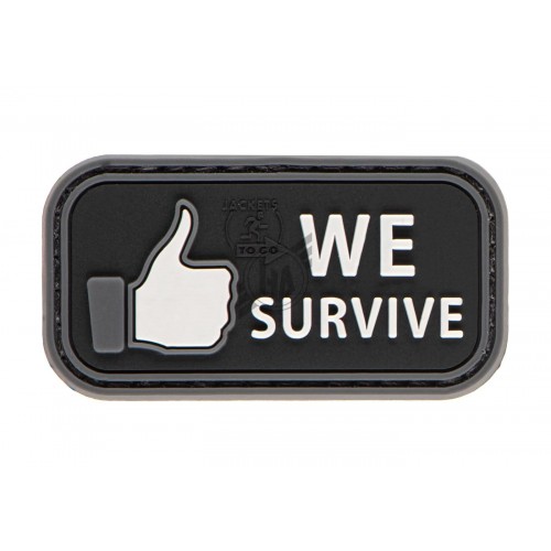 We Survive (Like) JTG, Morale Patches are velcro patches designed to offer a bit of flair and humour, ideal for mounting on bags, tactical vests, or pretty much anywhere there's a spare section of velcro