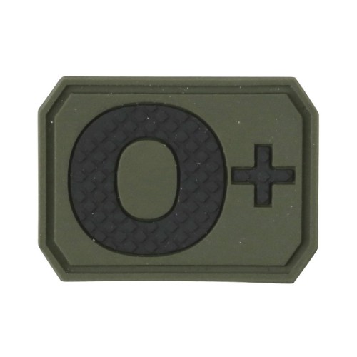 Blood Group Patch (O+), This O+ Negative Blood Group Patch is made from durable PVC, delivering a clear, high-contrast design that holds up to everyday use