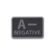 Blood Type - BK, Crafted for reliability and clarity, these Helikon-Tex® PVC patches provide quick, unmistakable identification of your blood type in any environment