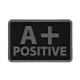 Blood Type - BK, Crafted for reliability and clarity, these Helikon-Tex® PVC patches provide quick, unmistakable identification of your blood type in any environment