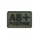 Blood Type - OD, Crafted for reliability and clarity, these Helikon-Tex® PVC patches provide quick, unmistakable identification of your blood type in any environment
