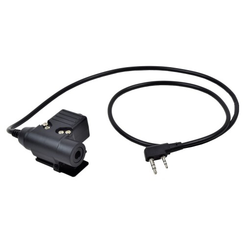 WOSPORT PTT U94 - KENWOOD / BAOFENG, Engineered for secure and efficient communication, the Wosport PTT U94 adapter is compatible with Kenwood and Baofeng radios