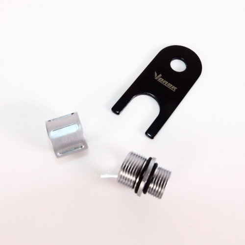 Vorsk Pistol Thread Adapter (12mm to 14mm), The Vorsk Thread Adapter allows seamless conversion from 12 mm clockwise threading to 14 mm counter-clockwise threading, making it easy to fit a wide range of muzzle devices to your airsoft rifle
