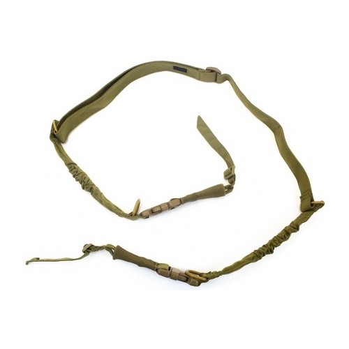 Nuprol Two Point Bungee Sling (Tan), The NUPROL Two Point Bungee Sling is a tough, adaptable weapon sling designed for quick transitions and reliable weapon control