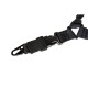 One Point Bungee Sling (BK), Stay agile and in control with the Esmo One-Point Bungee Sling in classic black