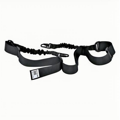 2-POINTS SLING BLACK, Engineered for durability and comfort, the WOSPORT Two-Point Bungee Sling combines a sturdy nylon band with elastic rubber for superior flexibility and resilience