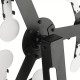 THREE WAY FIVE-STAR WINDMILL TARGET, Strike the Bullseye and See Your Success Swing into Motion