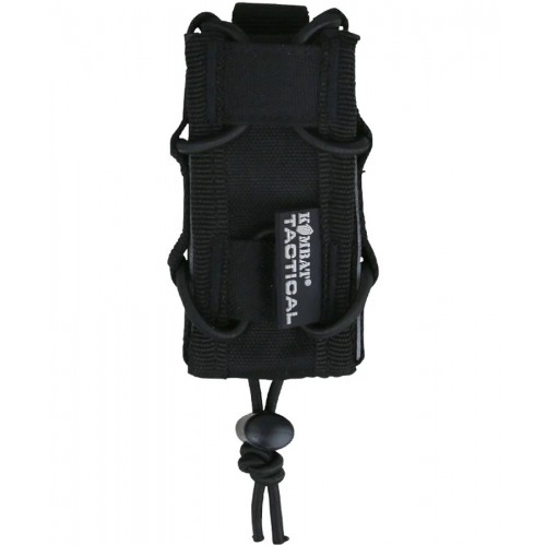 Pistol Mag Pouch (Single) BK, The Single Pistol Mag Pouch in black delivers a dependable way to carry essential equipment while keeping weight and bulk to a minimum