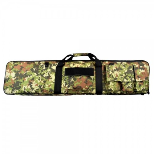Royal Gun Bag (106cm) (camo), Equip yourself with this Italian Camo Padded Cordura Gun Bag—a powerhouse of protection, storage, and tactical flair