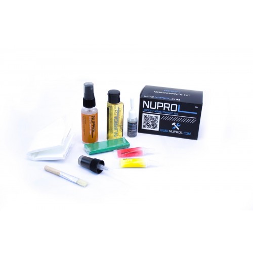 Nuprol Maintenance Kit, Proper care and maintenance of your airsoft devices is essential in keeping them running smooth, especially with gas blowback gear (rifles, SMG's, and pistols etc