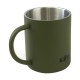 Kombat UK Stainless Steel Mug (OD), Manufactured by Kombat UK, this stainless steel mug has a capacity of 330ml, and has double-wall insulation, making it ideal for both hot and cold drinks