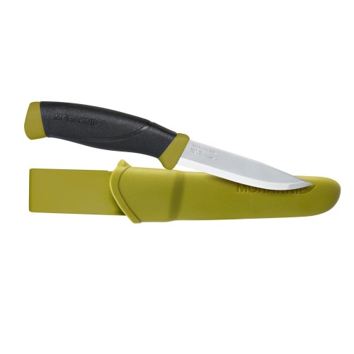 Morakniv Companion Green (Stainless), The Morakniv Companion is a versatile knife designed for a wide range of outdoor and everyday tasks
