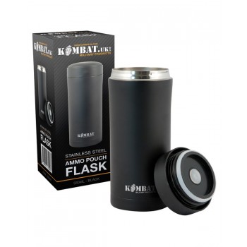 Ammo Pouch Flask (Stainless Steel) (BK)
