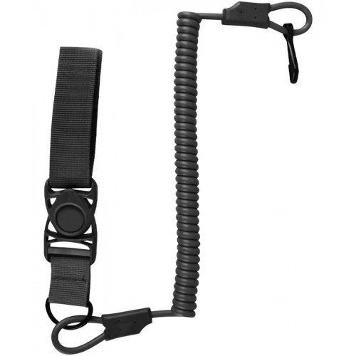 Tactical Pistol Lanyard (BK), Stay prepared and in control when it counts