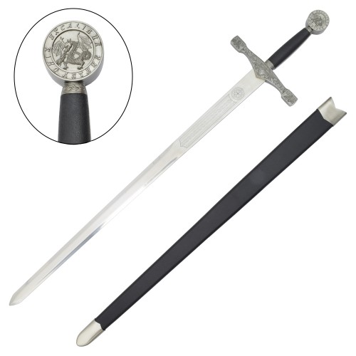 King Arthur Excalibur Replica Sword, A legendary display piece inspired by King Arthur’s mythical blade