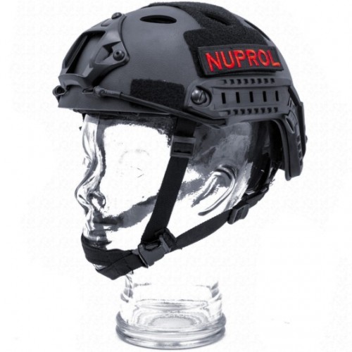 Fast Helmet (Railed) BK, NUPROL FAST Railed Helmet