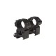 Theta Scope Rings (25.4mm) High, The Theta Optics Two-Part 25mm Optics Mount (High Profile) provides a sturdy and reliable solution for mounting 25mm optics on standard RIS rails