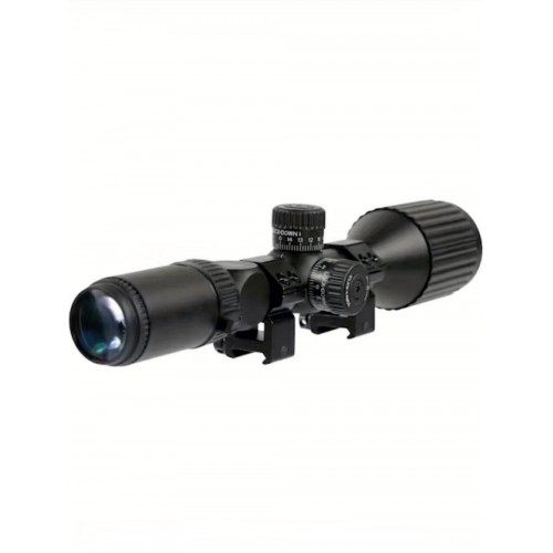 Novritsch MK2 Rifle Scope (3-9x50mm Illuminated) w/Mounts, The Novritsch 3-9x50 Rifle Scope Mk2 is a versatile, durable optic perfect for marksman rifles and precision shooters
