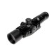 THETA 1,5-5x40 BE Scope, This versatile scope features a durable metal housing and a cross mid-dot reticle with adjustable magnification