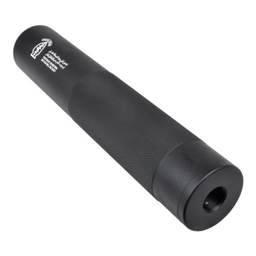 CYMA SILENCER 190mm X 30mm, Engineered for performance and compatibility, the Silencer Type D is crafted from durable yet lightweight aluminum, offering a sleek design that balances strength and portability