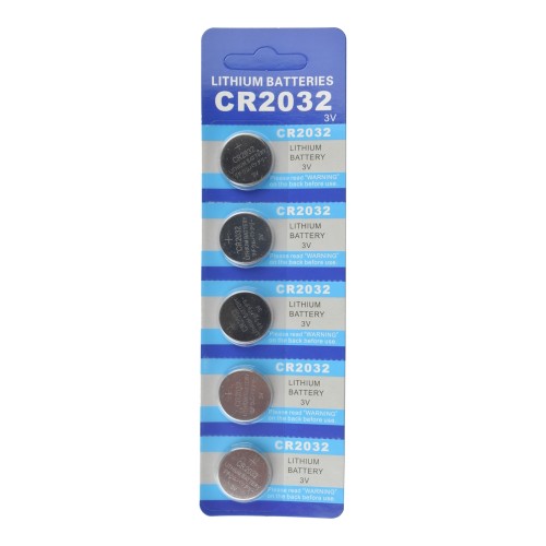 FUEL CR2032 Pack (5pcs), The FUEL Lithium Coin Cell Batteries deliver reliable 3V power for a variety of compact electronic devices